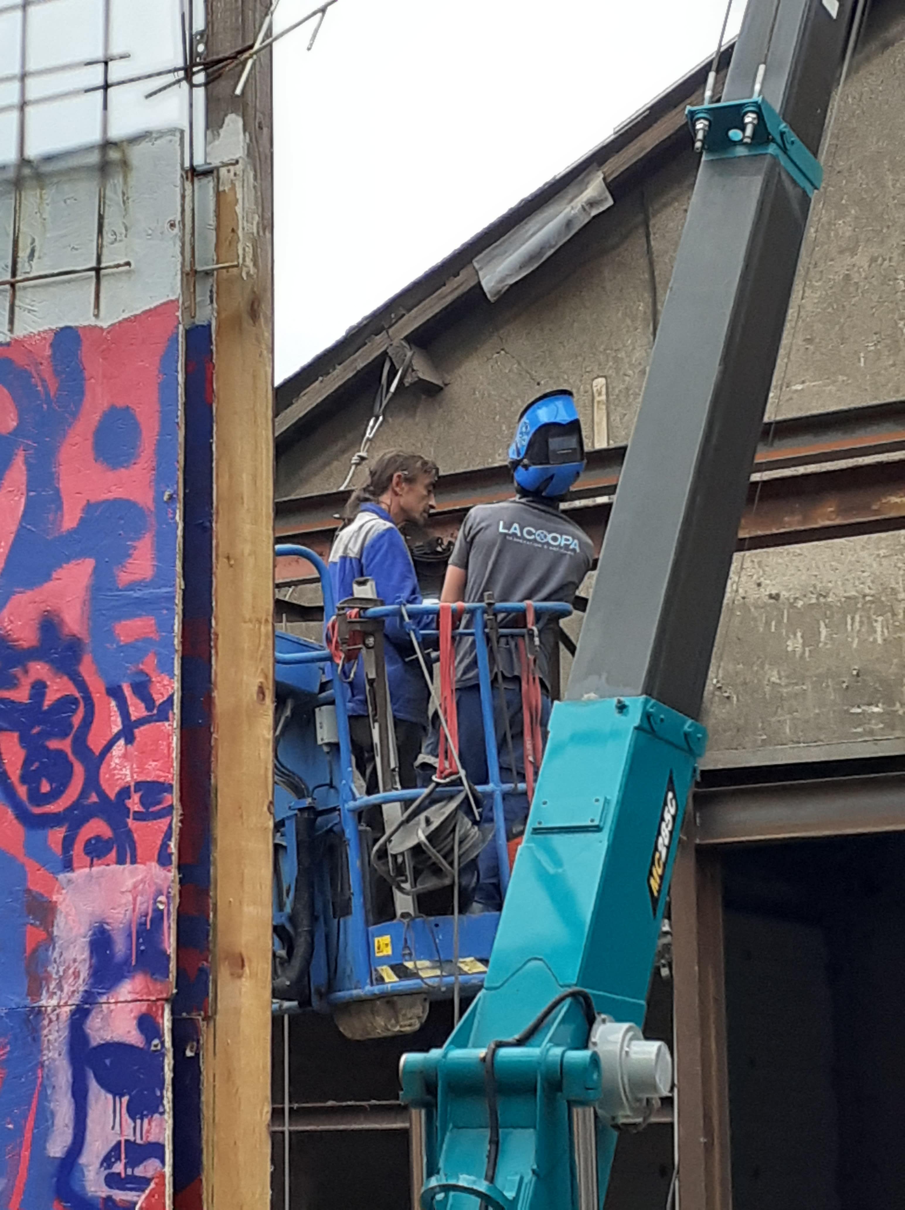 Intervention cordiste 22